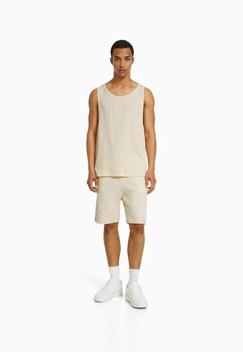 BERSHKA SLEEVELESS WORKER - Top - White 4 BERSHKA SLEEVELESS WORKER - Top - White – Bild 2