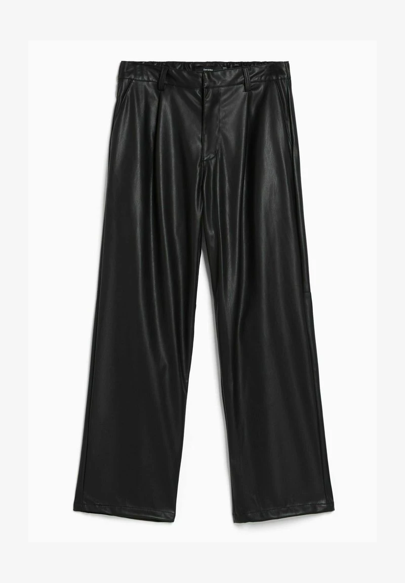 BERSHKA SEMI - Stoffhose - Black 6 BERSHKA SEMI - Stoffhose - Black – Bild 4