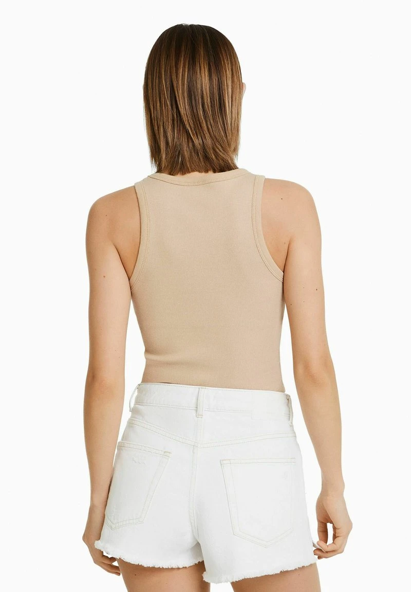 BERSHKA VINTAGE - Jeans Shorts - Off White 5 BERSHKA VINTAGE - Jeans Shorts - Off White – Bild 3