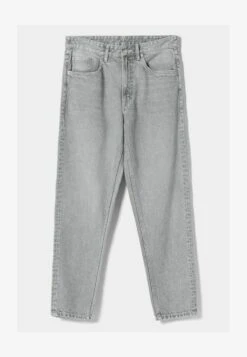 BERSHKA VINTAGE - Jeans Straight Leg - Mottled Light Grey -Bershka Verkaufsgeschäft 27d3aa2fbdd64f07809650389e37e1d7
