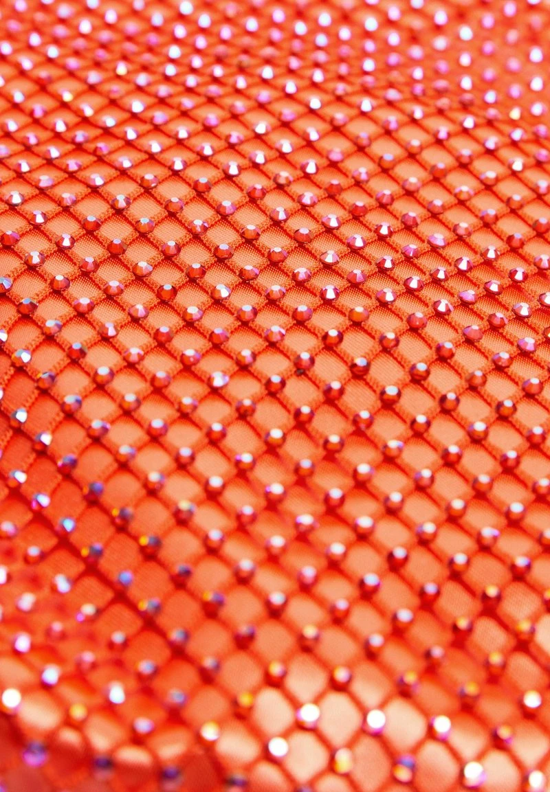 BERSHKA MESH CHAIN STRAP - Handtasche - Orange 6 BERSHKA MESH CHAIN STRAP - Handtasche - Orange – Bild 4