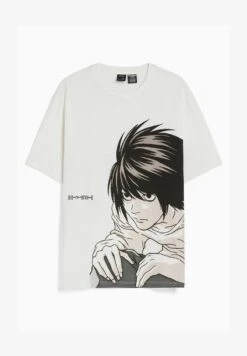 BERSHKA SHORT SLEEVE DEATH NOTE - T-Shirt Print - White -Bershka Verkaufsgeschäft 29749561515742d4b19926e8f484ecae