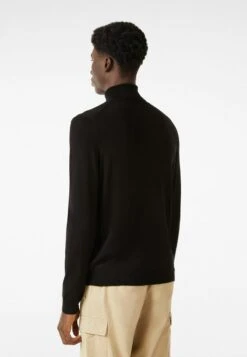 BERSHKA HIGH NECK - Strickpullover - Black -Bershka Verkaufsgeschäft 298a386511134904bd7cda19dd111994