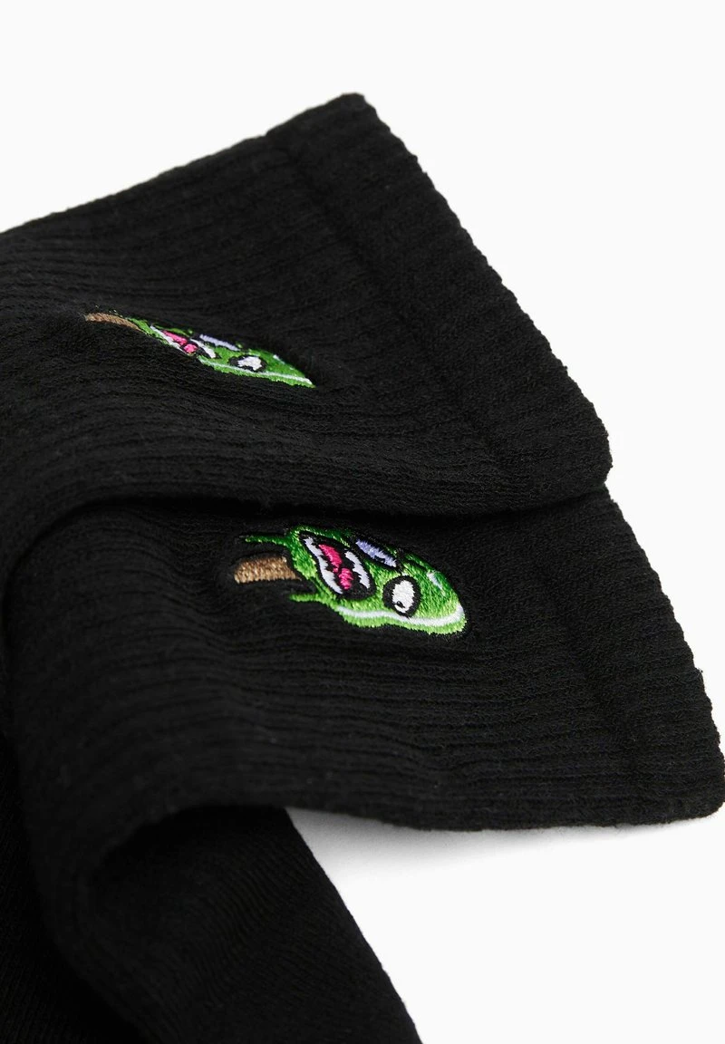 BERSHKA PACK OF 2 EMBROIDERED - Socken - Off White 6 BERSHKA PACK OF 2 EMBROIDERED - Socken - Off White – Bild 4