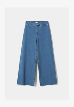 BERSHKA CULOTTES - Flared Jeans - Dark Blue -Bershka Verkaufsgeschäft 2a5d4ca04a6444cda60597a589ef5167