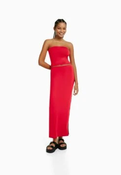 BERSHKA Maxirock - Red 9 BERSHKA Maxirock - Red -Bershka Verkaufsgeschäft 2ab3d1ae386144ec887fd2f5f72ba741