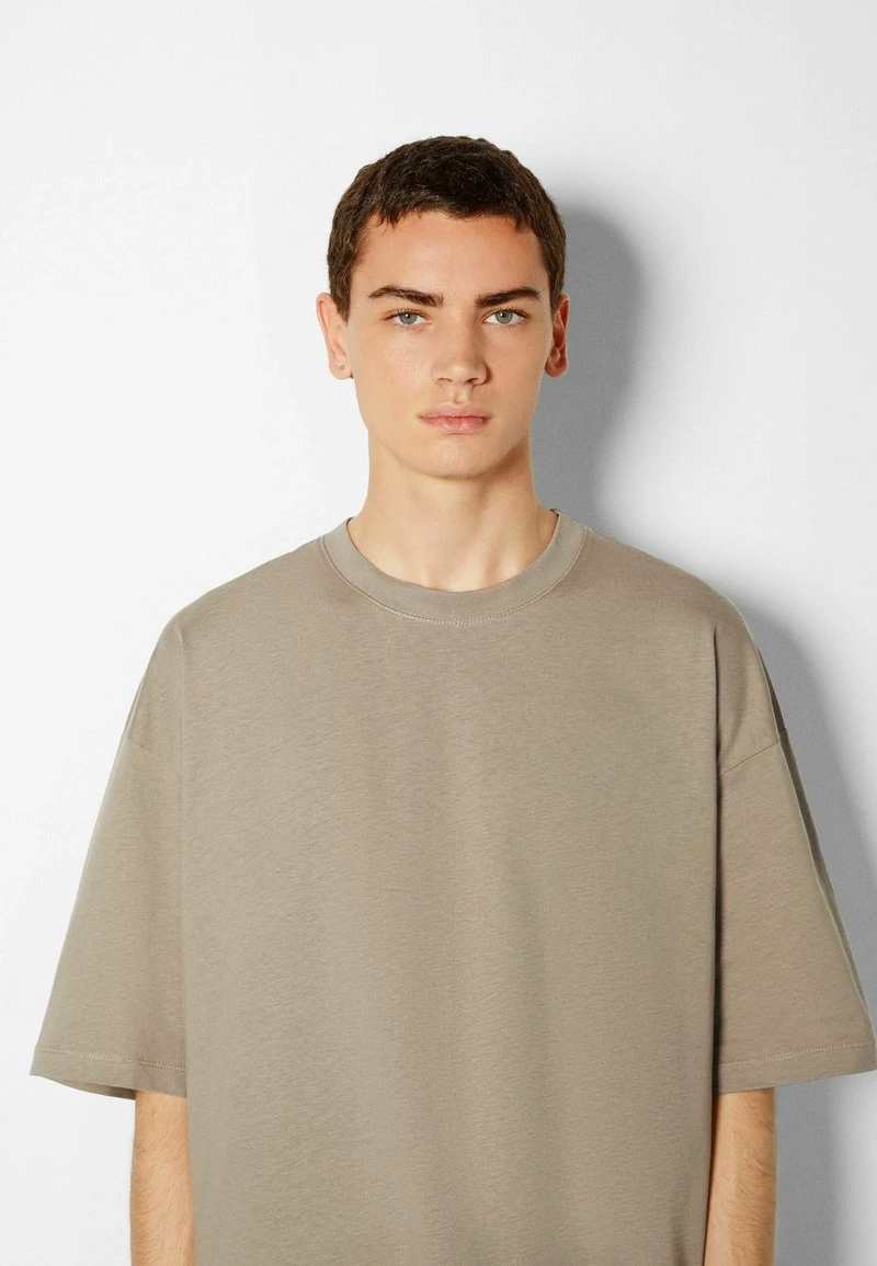 BERSHKA OVERSIZED SHORT SLEEVE - T-Shirt Basic - Grey 6 BERSHKA OVERSIZED SHORT SLEEVE - T-Shirt Basic - Grey – Bild 4