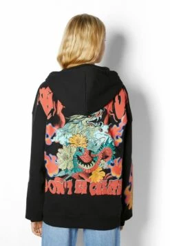 BERSHKA PRINTED - Kapuzenpullover - Black 10 BERSHKA PRINTED - Kapuzenpullover - Black -Bershka Verkaufsgeschäft 2c81efba792249e28493f86ae4b39524