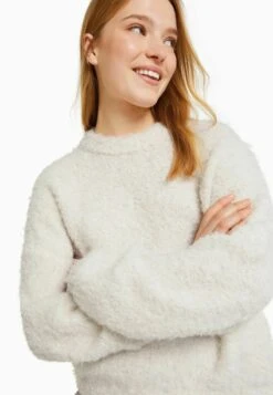 BERSHKA ROUND NECK - 07472376 - Strickpullover - Beige 11 BERSHKA ROUND NECK - 07472376 - Strickpullover - Beige -Bershka Verkaufsgeschäft 2dabebdd7a63456ebd7de7ec1130503d