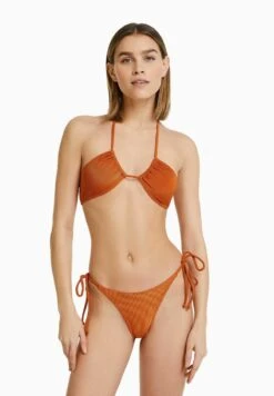 BERSHKA OTTOMAN - Bikini-Top - Orange