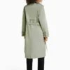 BERSHKA Trenchcoat - Khaki 1 BERSHKA Trenchcoat - Khaki -Bershka Verkaufsgeschäft 2e79c11e3c5f43c382dbc88769ee36ae