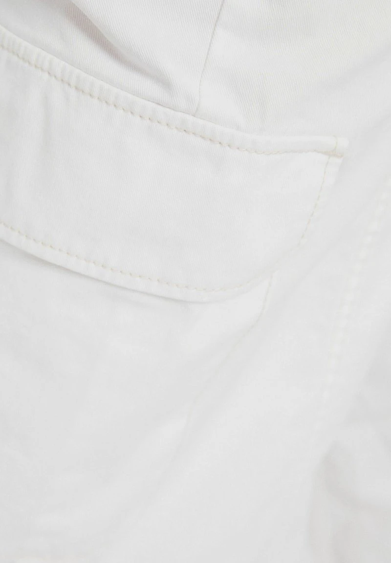 BERSHKA LOW-WAIST WITH CONTRAST THREAD - Cargohose - White 7 BERSHKA LOW-WAIST WITH CONTRAST THREAD - Cargohose - White – Bild 5
