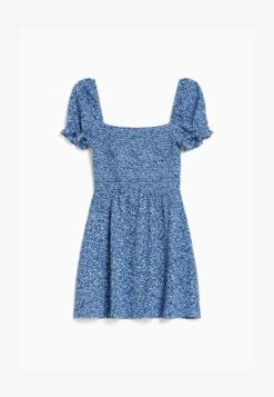 BERSHKA FLORAL TEXTURED - Freizeitkleid - Dark Blue 13 BERSHKA FLORAL TEXTURED - Freizeitkleid - Dark Blue -Bershka Verkaufsgeschäft 2f10f29537db49d782fa18c5e5ea9c03