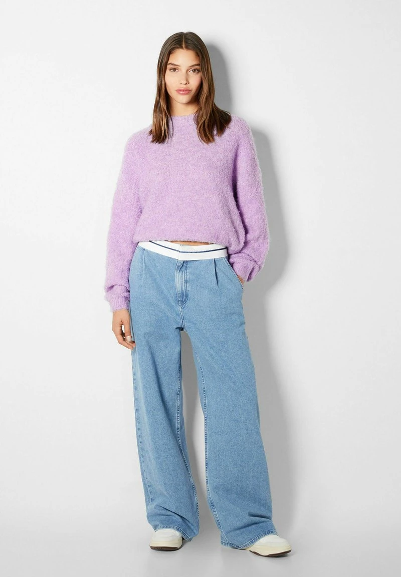 BERSHKA ROUND NECK - 07472376 - Strickpullover - Mauve 4 BERSHKA ROUND NECK - 07472376 - Strickpullover - Mauve – Bild 2