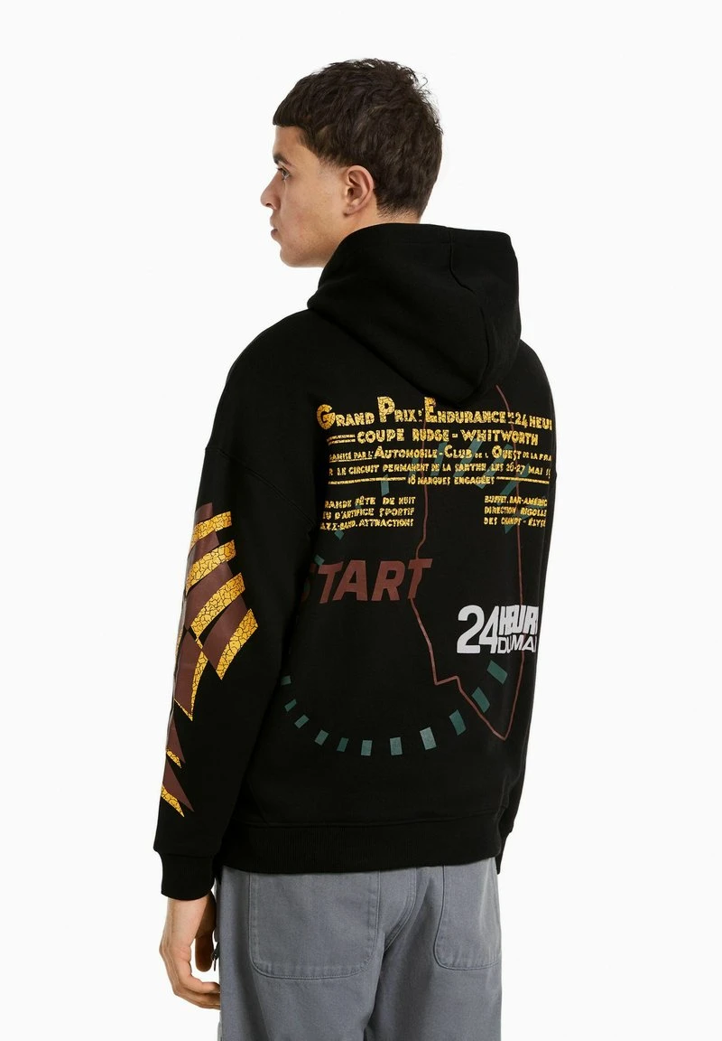 BERSHKA 24H LE MANS - Kapuzenpullover - Black 3 BERSHKA 24H LE MANS - Kapuzenpullover - Black