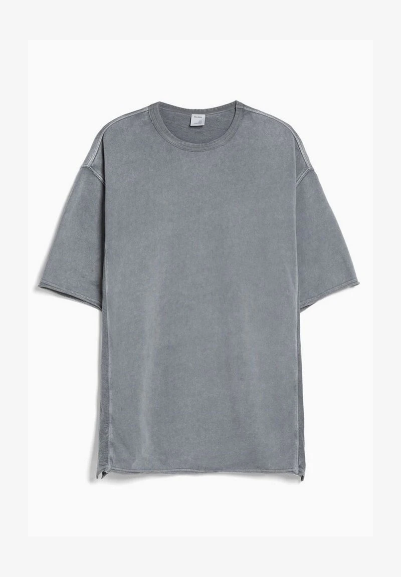 BERSHKA SHORT SLEEVE FADED - T-Shirt Basic - Grey 7 BERSHKA SHORT SLEEVE FADED - T-Shirt Basic - Grey – Bild 5