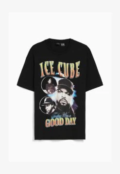 BERSHKA BOXY FIT SHORT SLEEVE WITH ICE CUBE - T-Shirt Print - Black 12 BERSHKA BOXY FIT SHORT SLEEVE WITH ICE CUBE - T-Shirt Print - Black -Bershka Verkaufsgeschäft 31582a5a5aa74fcfa64d4ebc1549b224
