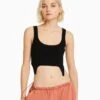 BERSHKA STRAPPY - Top - Black -Bershka Verkaufsgeschäft 31992aabb74a475e8f0de7ff680fc51d