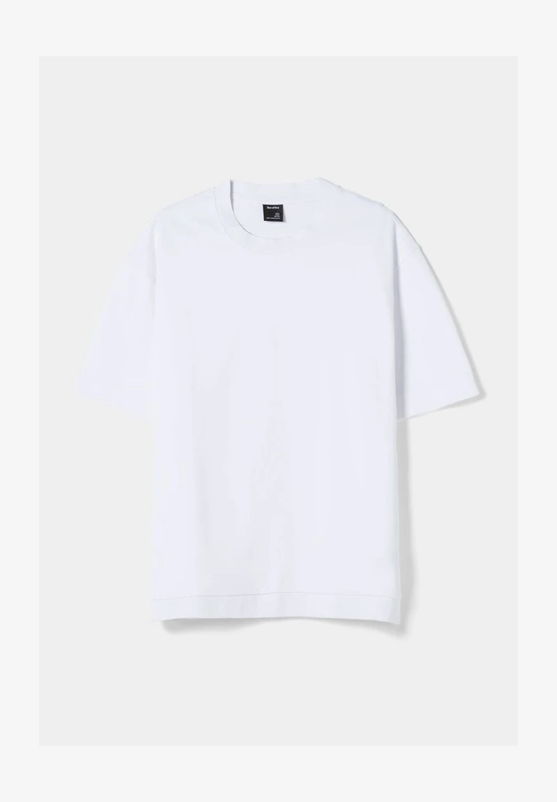 BERSHKA SHORT SLEEVE - T-Shirt Basic - Off-white 7 BERSHKA SHORT SLEEVE - T-Shirt Basic - Off-white – Bild 5