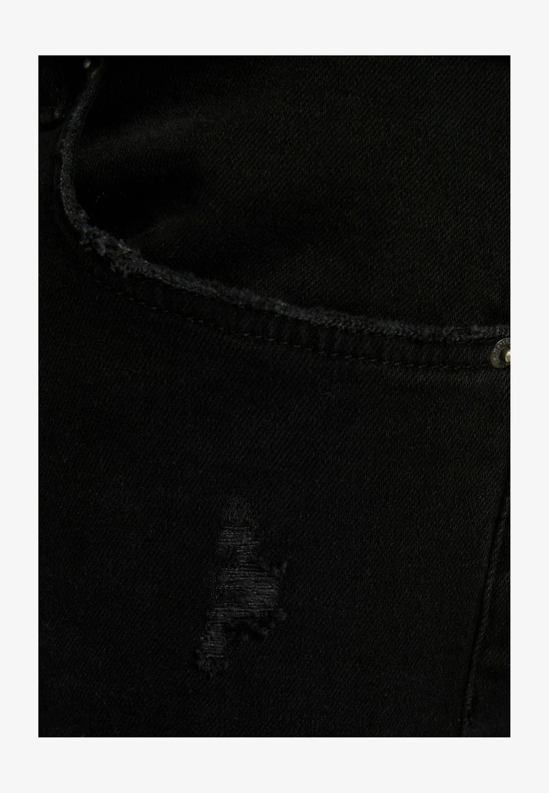 BERSHKA SUPER RIPPED - Jeans Slim Fit - Black 6 BERSHKA SUPER RIPPED - Jeans Slim Fit - Black – Bild 4