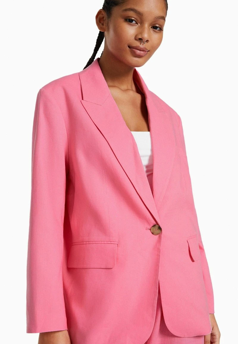 BERSHKA Kurzmantel - Light Pink 6 BERSHKA Kurzmantel - Light Pink – Bild 4