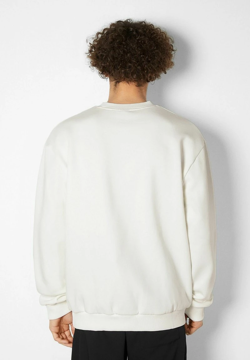 BERSHKA ROUND NECK ONE PIECE - PRINT 01864130 - Sweatshirt - Off White 5 BERSHKA ROUND NECK ONE PIECE - PRINT 01864130 - Sweatshirt - Off White – Bild 3