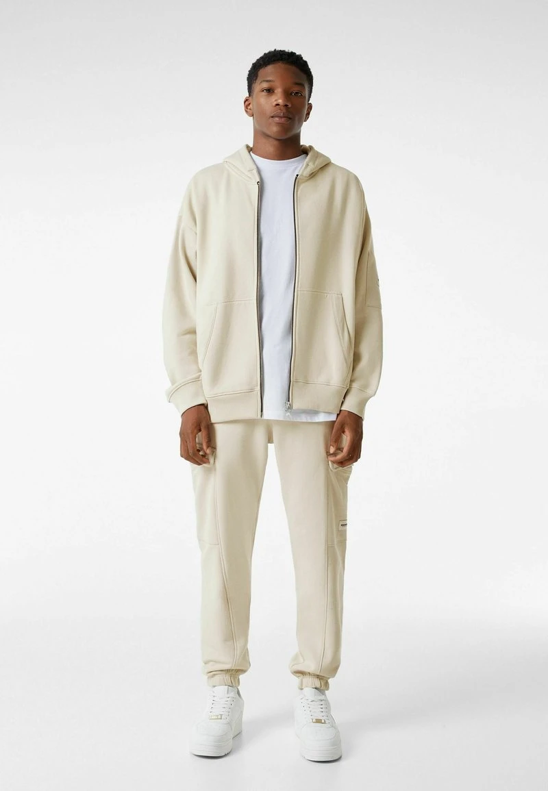 BERSHKA PLUSH - Cargohose - Stone 4 BERSHKA PLUSH - Cargohose - Stone – Bild 2