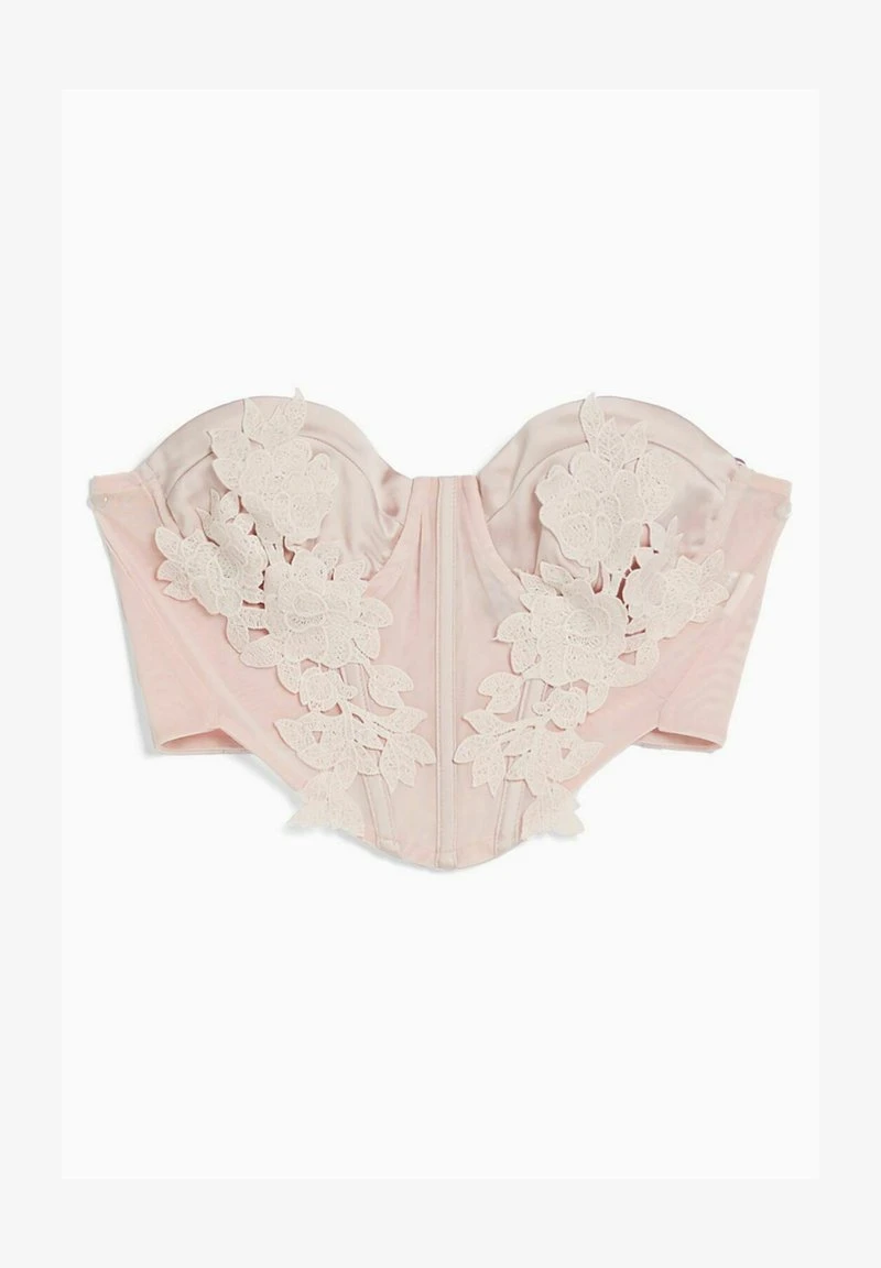 BERSHKA FLORAL PRINT - CORSET - Top - Pink 8 BERSHKA FLORAL PRINT - CORSET - Top - Pink – Bild 6