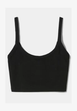 BERSHKA WIDE STRAP CROP - Top - Black 13 BERSHKA WIDE STRAP CROP - Top - Black -Bershka Verkaufsgeschäft 357c67719fea49dd9e2da7f776240cd8