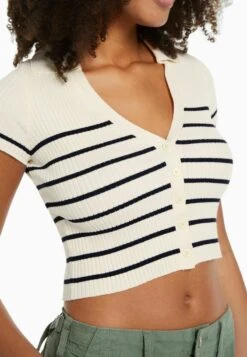 BERSHKA SHORT SLEEVE - Strickjacke - Beige 11 BERSHKA SHORT SLEEVE - Strickjacke - Beige -Bershka Verkaufsgeschäft 359d6623bea84103afa9740a2ae7fe3c