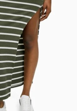 BERSHKA STRIPED - Maxirock - Khaki 10 BERSHKA STRIPED - Maxirock - Khaki -Bershka Verkaufsgeschäft 35a59d4d9e6940ab873b72e0081487dd