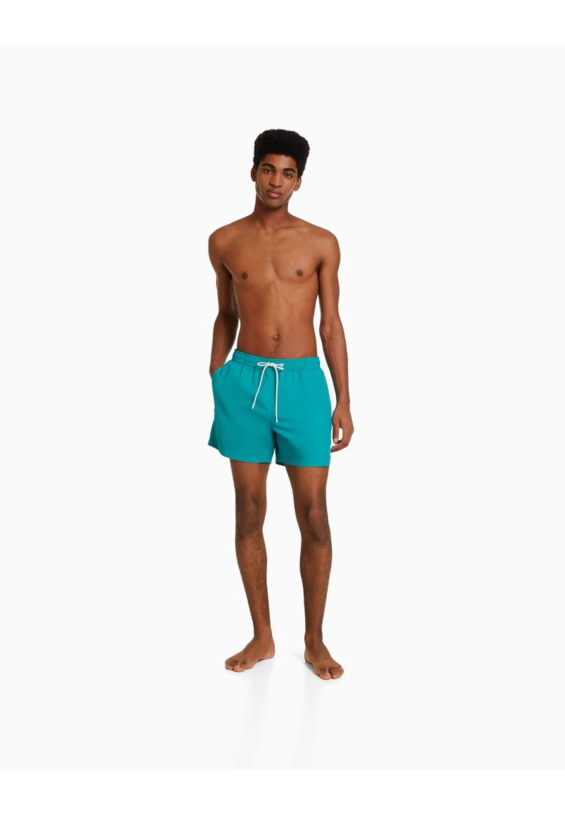 BERSHKA BASIC - Badeshorts - Turquoise 4 BERSHKA BASIC - Badeshorts - Turquoise – Bild 2
