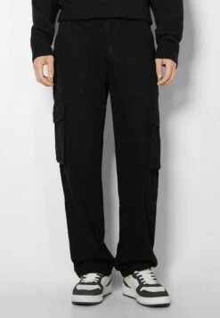 BERSHKA WIDE FIT - Cargohose - Black 13 BERSHKA WIDE FIT - Cargohose - Black -Bershka Verkaufsgeschäft 38a9cc11efc544a8889cedadb335bc76 1