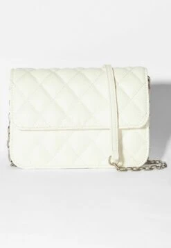 BERSHKA WITH CHAIN HANDLE - Umhängetasche - Offwhite -Bershka Verkaufsgeschäft 38c2a6f8bde74147ae04958bff2bcc75