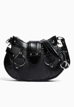 BERSHKA EMBOSSED WITH STRAP - Umhängetasche - Black 13 BERSHKA EMBOSSED WITH STRAP - Umhängetasche - Black -Bershka Verkaufsgeschäft 3910fc627c08457a8d41aa3aa6dab237
