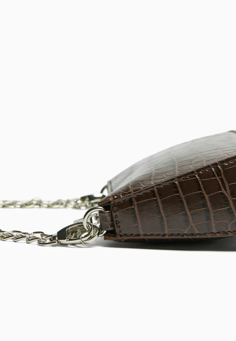 BERSHKA MIT KROKOPRÄGUNG - Umhängetasche - Brown 6 BERSHKA MIT KROKOPRÄGUNG - Umhängetasche - Brown – Bild 4