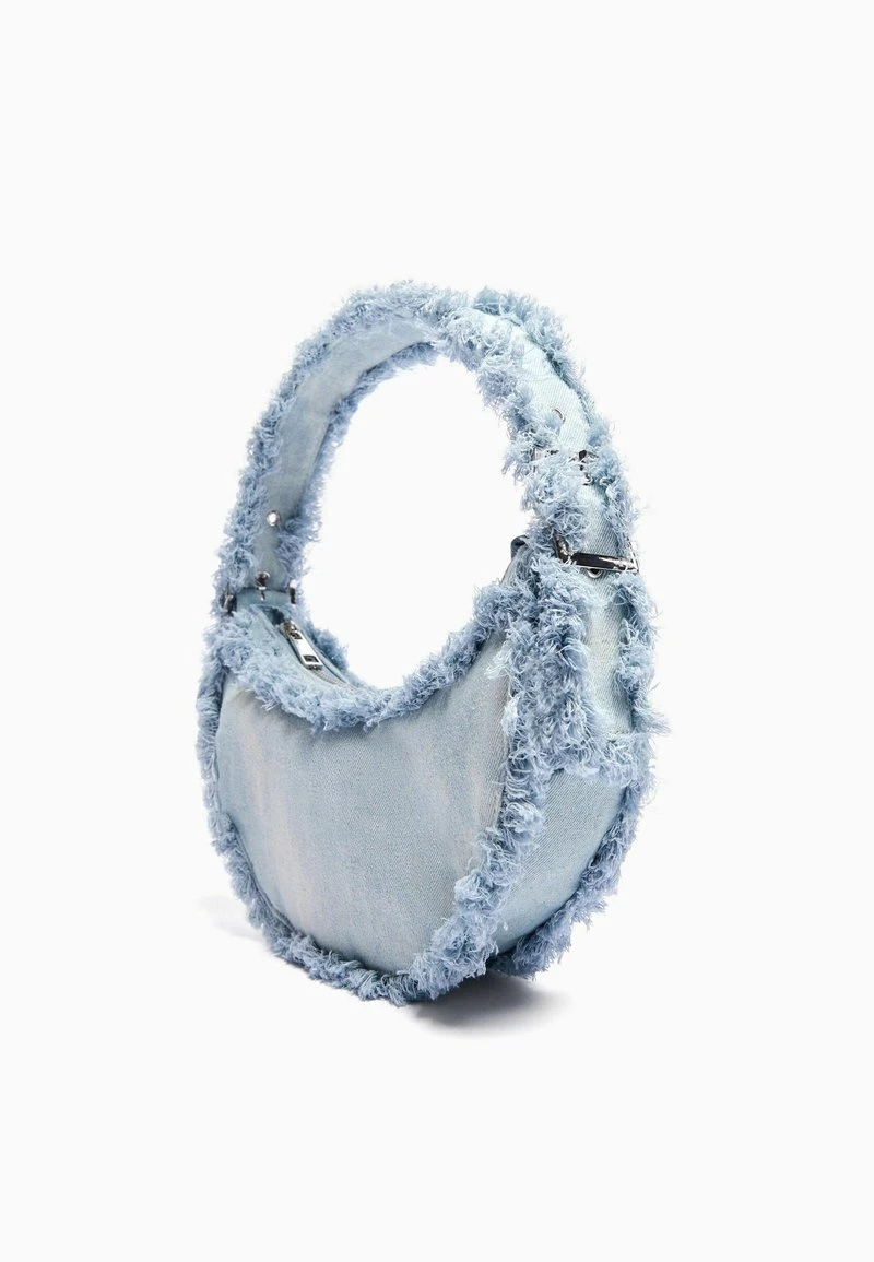 BERSHKA WITH FRINGING - Handtasche - Dark Blue 6 BERSHKA WITH FRINGING - Handtasche - Dark Blue – Bild 4