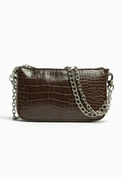 BERSHKA MIT KROKOPRÄGUNG - Umhängetasche - Brown 13 BERSHKA MIT KROKOPRÄGUNG - Umhängetasche - Brown -Bershka Verkaufsgeschäft 3c6622eb750343879f2fd16b5f14b245