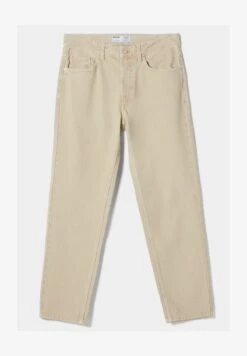 BERSHKA VINTAGE - Jeans Straight Leg - Beige -Bershka Verkaufsgeschäft 3d16e09ef878473ca1c56e82a5fc1a3c