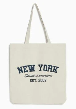 BERSHKA PRINTED CANVAS - Shopping Bag - Beige 13 BERSHKA PRINTED CANVAS - Shopping Bag - Beige -Bershka Verkaufsgeschäft 3f0d4d22b85b4fa29c200d7db9b27056