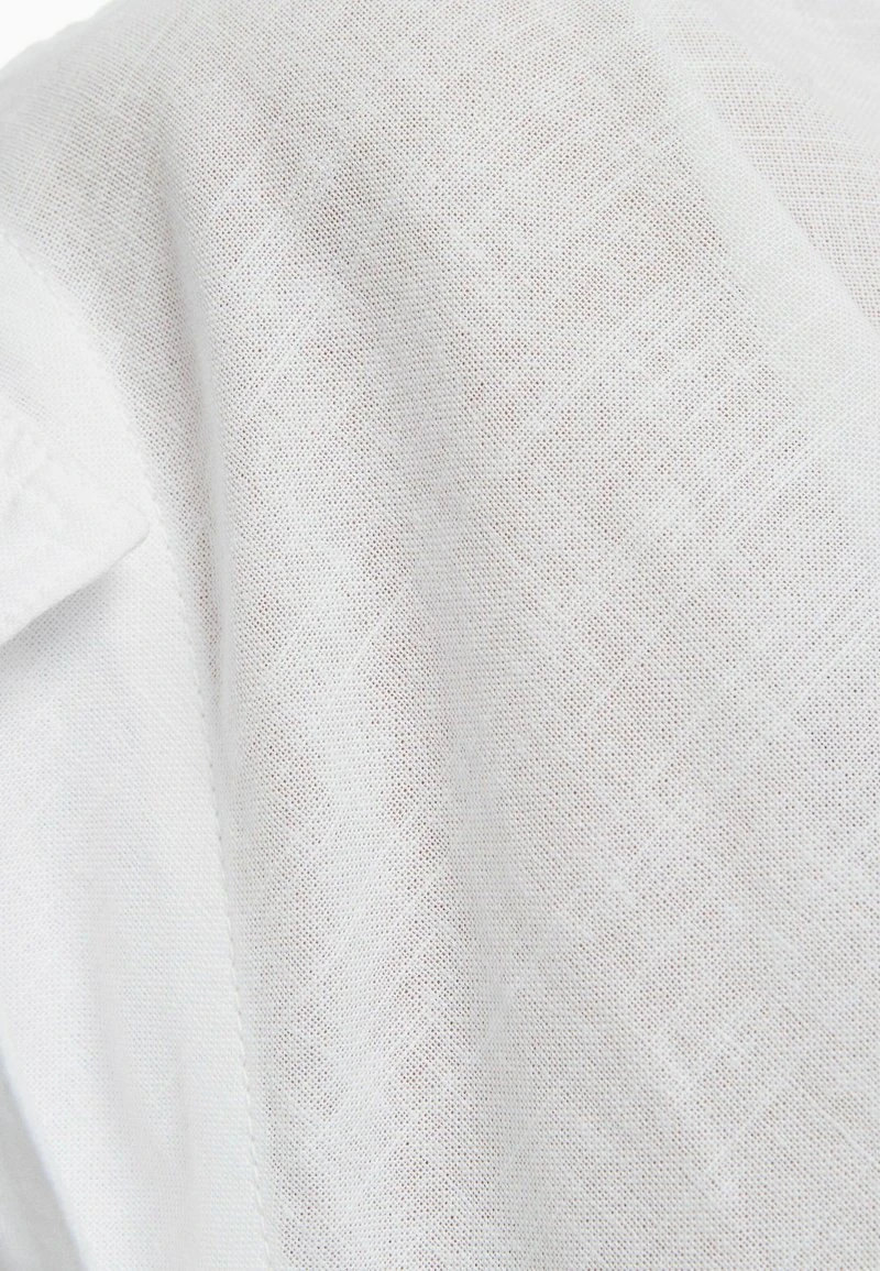 BERSHKA RUSTIC WITH KIMONO EFFECT - Hemdbluse - Off White 8 BERSHKA RUSTIC WITH KIMONO EFFECT - Hemdbluse - Off White – Bild 6