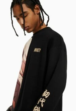 BERSHKA ROUND NECK - Sweatshirt - Camel -Bershka Verkaufsgeschäft 3f6c4a3f6f854fe3888854a5e9e13c83