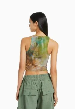 BERSHKA SLEEVELESS - Top - Khaki 10 BERSHKA SLEEVELESS - Top - Khaki -Bershka Verkaufsgeschäft 4003b84df4ff4a01bce04c49cb5170a3