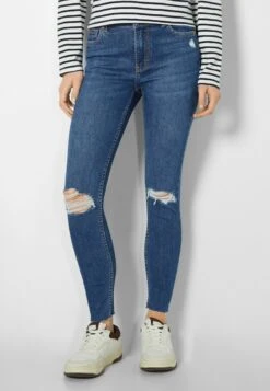 BERSHKA VINTAGE - Jeans Skinny Fit - Dark Blue -Bershka Verkaufsgeschäft 422eb069929e459193e6511162af6440 1