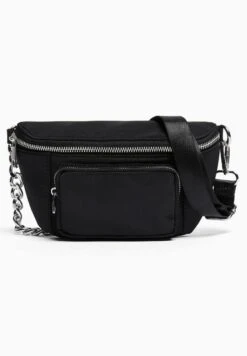 BERSHKA ZIPS - Gürteltasche - Black -Bershka Verkaufsgeschäft 42e583b21aa740df8dc64b5bf42afe44