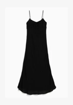 BERSHKA STRAPPY CREPE - Freizeitkleid - Black -Bershka Verkaufsgeschäft 431c7c9c32eb4dbc8a7c3d4e998ad573