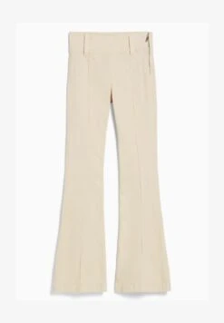 BERSHKA FLARE - Stoffhose - Beige -Bershka Verkaufsgeschäft 4497bb03dde147b7a79d8c4079af3bf1