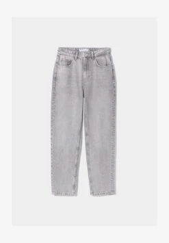 BERSHKA MOM - Jeans Relaxed Fit - Grey -Bershka Verkaufsgeschäft 456eec990de64301abd4316afff31f05
