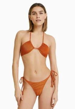 BERSHKA OTTOMAN - Bikini-Hose - Orange