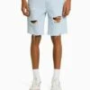 BERSHKA RIPPED - Jeans Shorts - Light Blue 2 BERSHKA RIPPED - Jeans Shorts - Light Blue -Bershka Verkaufsgeschäft 45f292ffe3294f87be2eaef8dadd8c1d